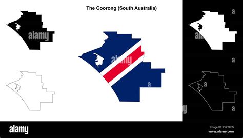 The Coorong (South Australia) outline map set Stock Vector Image & Art - Alamy