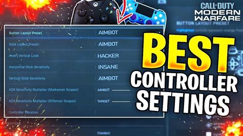 BEST CALL OF DUTY WARZONE SETTINGS SENSITIVITY For PC CONSOLE Xbox