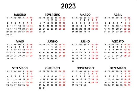 Calendário 2023 Para Imprimir Feriados E Datas Comemorativas Portal