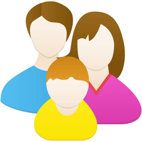 pictures icon family png transparent background