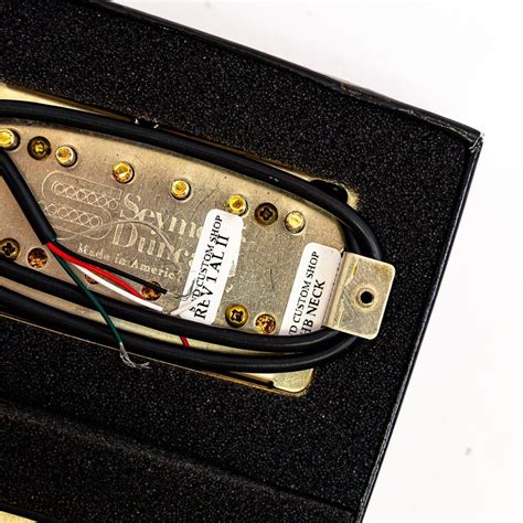 Seymour Duncan Custom Shop Hot Rodded Humbucker Set Gold Covers EBay