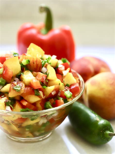 Easy Southern Fresh Peach Salsa Tallahassee Community Blogs