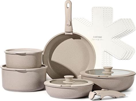 Amazon Carote Pots And Pans Set Nonstick Cookware Set Detachable