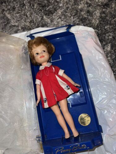 Vintage Deluxe Reading Corp Penny Brite Doll W Original Red Dress