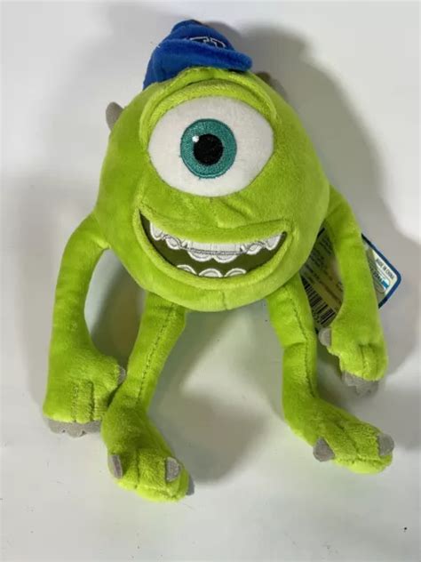 DISNEY MONSTERS INC University MU MIKE WAZOWSKI W Braces Plush Stuffed