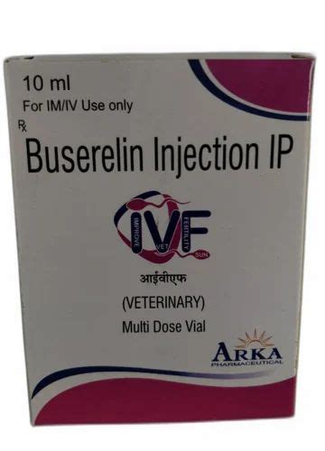 Ivf Veterinary Multi Dose Vial Buserelin Acetate Injection at Rs 300 ...