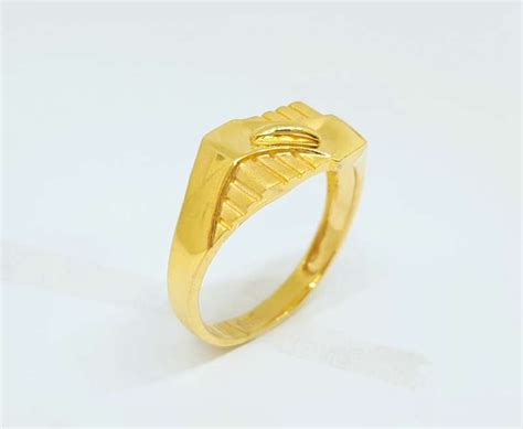 18kt Gold Ring New Quad Design For Mens Welcome To Rani Alankar