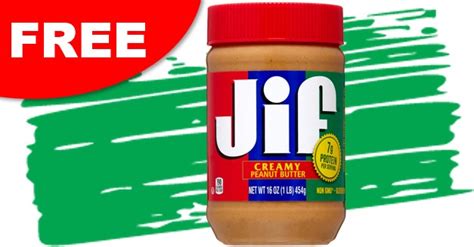 Free Jif Peanut Butter Jars