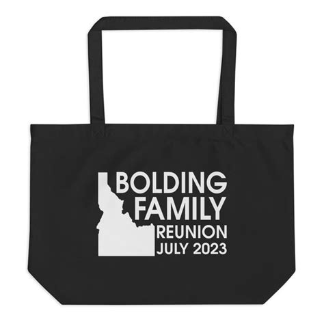 Bolding Family Reunion Large Tote Bag