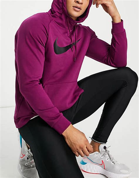 Nike Training Sweat à Capuche En Tissu Dri Fit à Logo Virgule