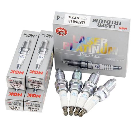 Genuine Parts Pack Of Ngk Spark Plugs Izfr K Laser Platinum