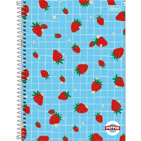 Caderno Espiral Capa Dura Universit Rio Mat Rias Pepper Feminino