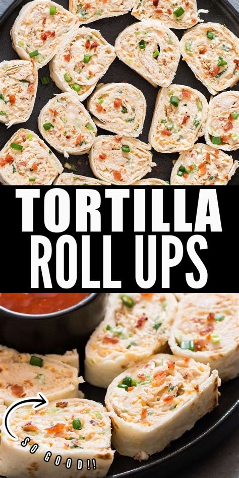 Chicken Enchilada Tortilla Roll Ups Tortilla Pinwheels CurryTrail