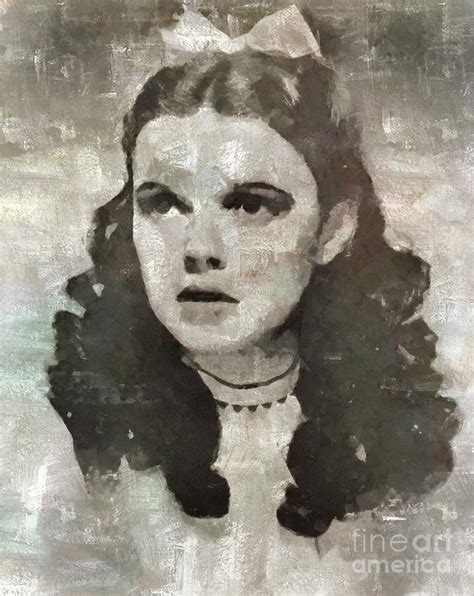 Judy Garland Vintage Hollywood Actress Painting By Esoterica Art Agency