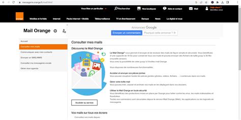 Portail Orange Mail Boite De R Ception