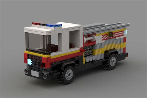 LEGO MOC Queensland fire truck by Absolute_lego_builds | Rebrickable ...