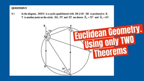 Mayjune 2022 Euclidean Geometry Grade 12 Maths P2 Question 9