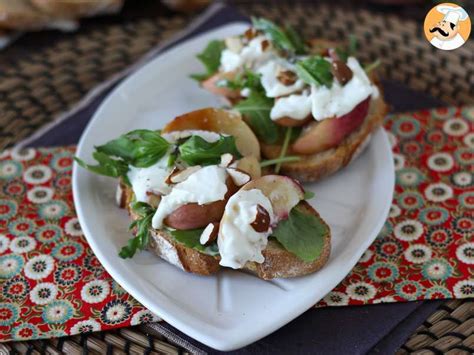 Bruschetta De Burrata R Cula E P Ssego Assado Receita Petitchef