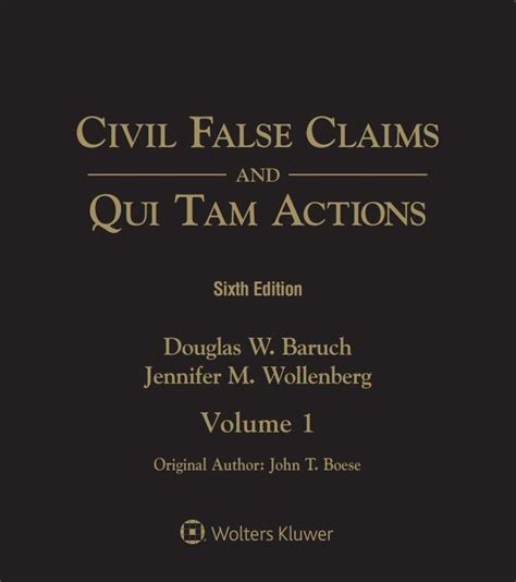 Civil False Claims And Qui Tam Actions