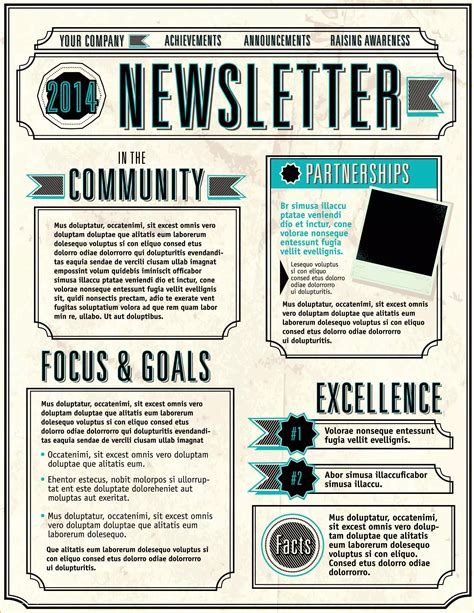 Free Newsletter Templates Of 6 Elements Of A Great Email Newsletter ...