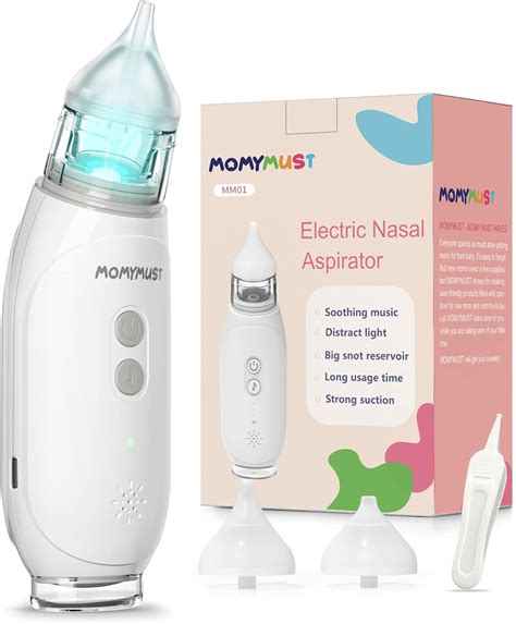 Amazon Aspirador nasal eléctrico para bebé chupón de nariz