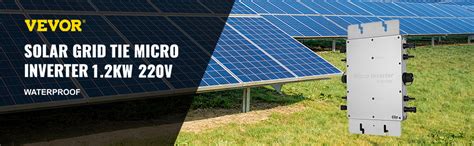 VEVOR Griglia Solare Micro GTI Inverter WVC 1200 Inverter A Griglia