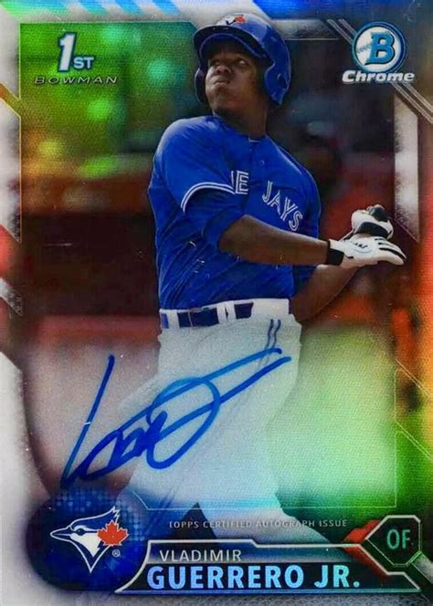 Vladimir Guerrero Jr Bowman Chrome Cpa Vg Prospect Auto