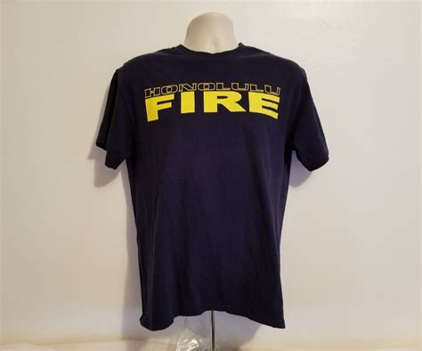 Honolulu Fire Departt Adult Blue T Shirt | Zelitnovelty