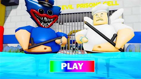 HUGGY WUGGY BARRY S PRISON RUN Scary OBBY Walkthrough FULL GAME