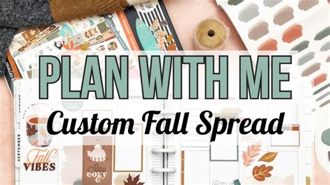 Plan With Me Custom Fall Spread For Megan Feat Girl Boss Anna