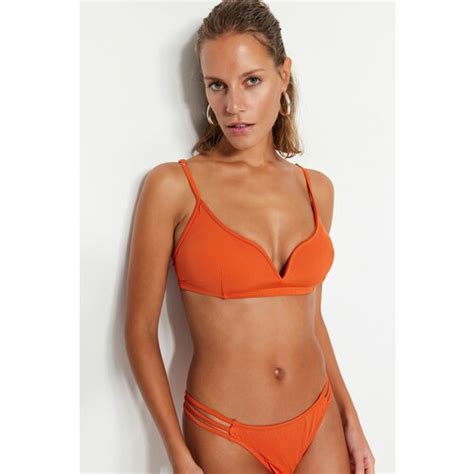 Trendyol Bikini Top Brown Plain EPonuda