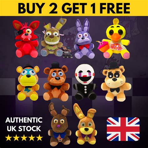 FNAF Peluche Giocattoli Foxy Freddy Fazbear Bonnie Mangle 55 OFF