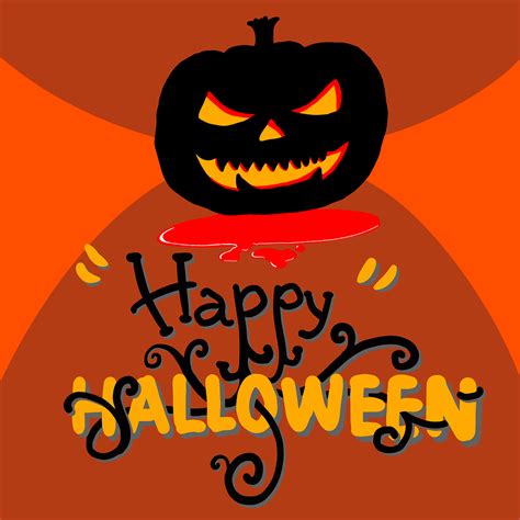 Download Pumpkin Halloween Background Royalty Free Vector Graphic