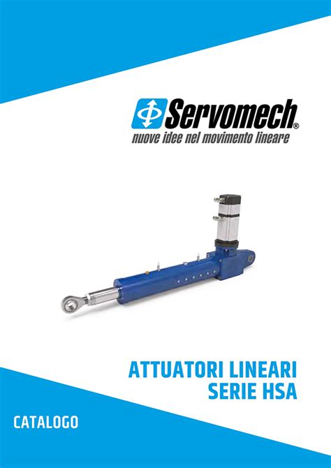 Attuatori Lineari High Speed Servomech In Catalogo Digitale Meccanica