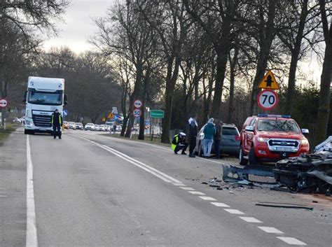 Poważny wypadek na DK22 w Sucuminie pow starogardzki Jedna osoba