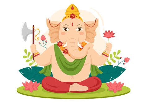 Best Happy Ganesh Chaturthi Illustration Download In Png And Vector Format