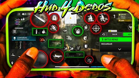 El MEJOR HUD PARA JUGAR A 4 DEDOS EN CALL OF DUTY WARZONE MOBILE