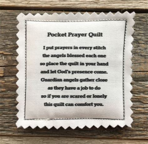 Bulk Pocket Prayer Quilt Etsy UK Quilting Quotes Quilts Prayer Pillow