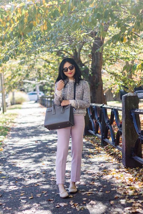 Fall Lilac J Crew Kate Straight Leg Pant Review Elle Blogs