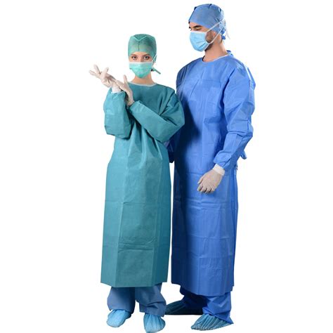 Sterile Non Woven Disposable Surgical Gown Sms Material Surgical Gown