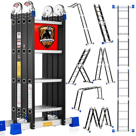 Bryner Ladder In Multi Purpose Ladder Aluminium Extension Ladder