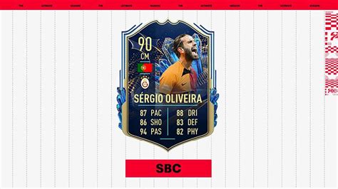 Fifa 23 Sbc Sergio Oliveira Tots Super Lig Cheapest Solution