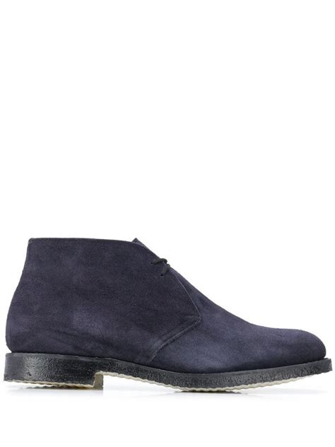 Church S Ryder Desert Boots Blue Editorialist