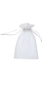 Amazon Sumdirect White Sheer Organza Bags Pcs X Inches