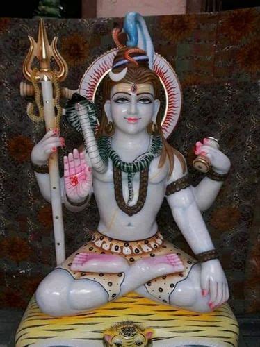 Marble Sitting Shiva Statue At Rs 33000 Marble Shiva Statue In Alwar