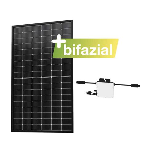 Bifacial Balkonkraftwerk 400Wp Mit Wechselrichter Kaufen