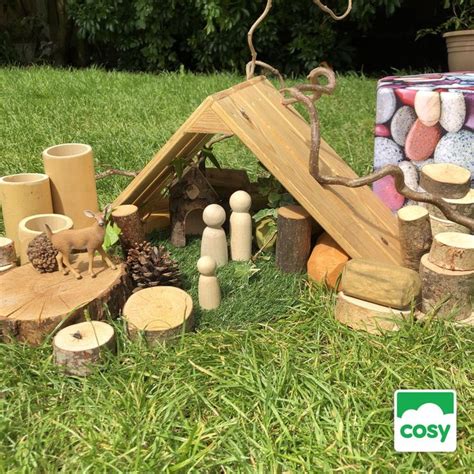 Small World Outdoor Play With Natural Loose Parts Small World Play