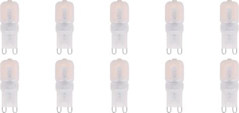 Led Lamp 10 Pack Aigi G9 Fitting 2w Warm Wit 3000k Vervangt