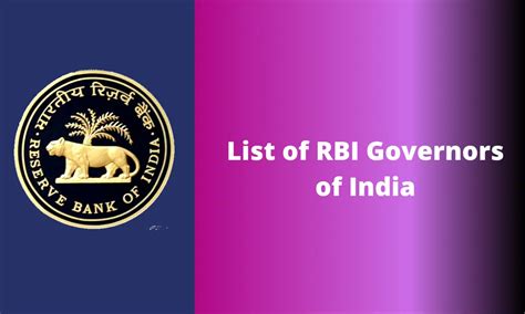 List of RBI Governors of India PDF | Download Here