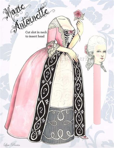 Picmia In Paper Dolls Vintage Paper Dolls Marie Antoinette